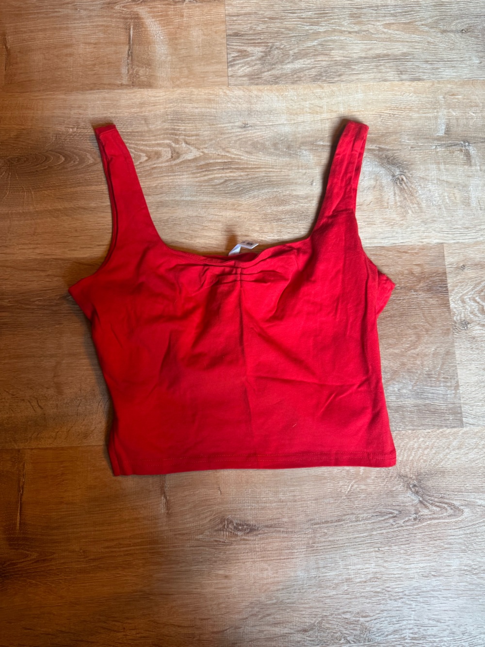 Red Sleeveless Tank Top
